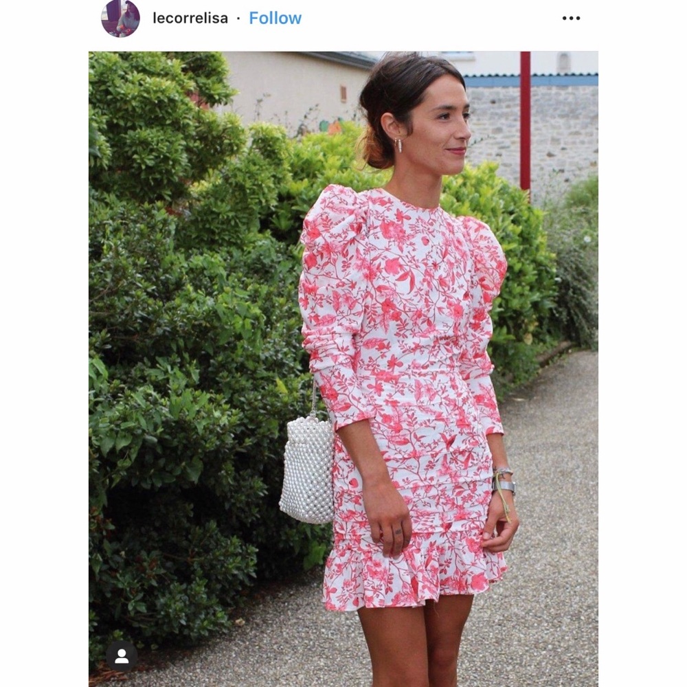 In The Style X Lorna Luxe Porcelain Print Dress